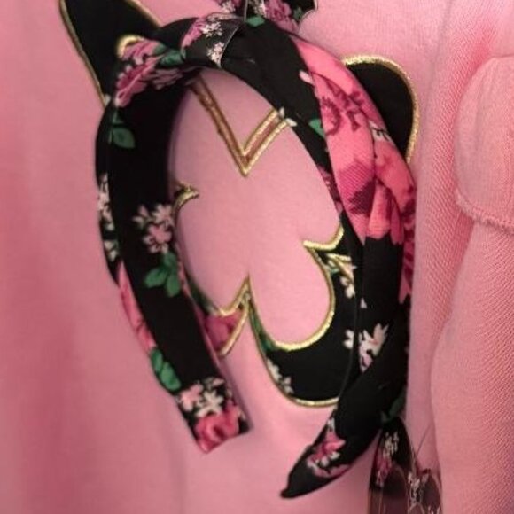 NWT BTWEEN 3 PIECE BUTTERFLY RUFFLE SWEATSHIRT & FLORAL LEGGINGS & HEADBAND SET - Picture 8 of 16